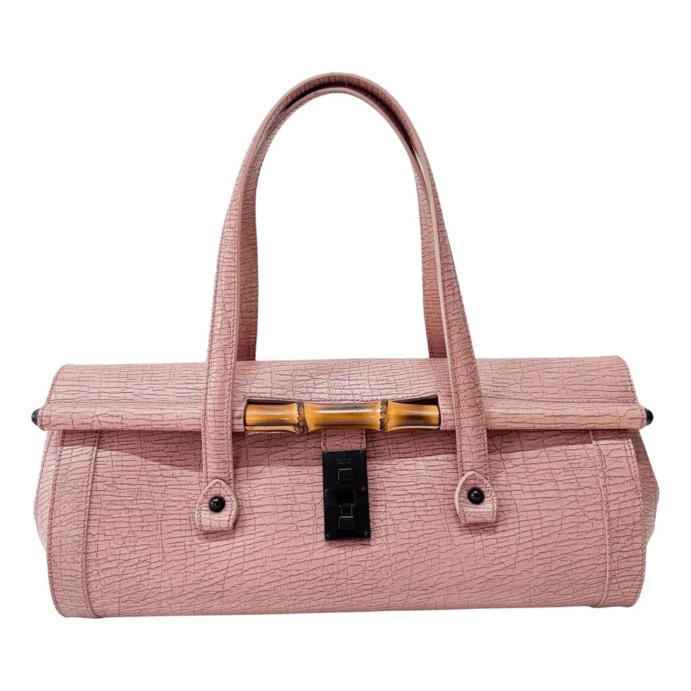 Gucci Bamboo bullet leather handbag